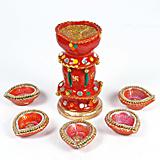 Send Colorful Diya Sets to India