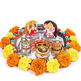 Stone Studded Thali