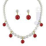 Send Designer Drop Pearl Set to India
