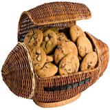 Send Football Cookie Basket to Usa