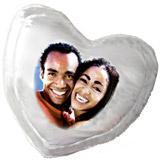 Heart shape cover with Pillow (white)