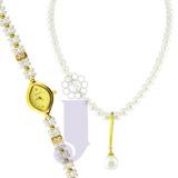 Pearl & Diamond Necklace