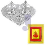 Laxmi Silver Thali Hamper 