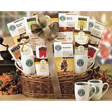 Starbucks Coffee and Tazo Tea Collection Gift Basket 