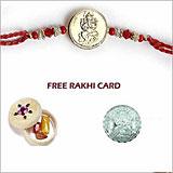 Send Jewelled Lord Ganapati Rakhi to USA