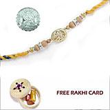 Send Jewelled Goddess Lakshmi Rakhi to USA