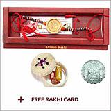 Send 22K Gold Ganesh Rakhi to Usa