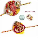 Send Ethnic Rakhi Pair to USA