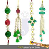 Gems & Beads Pearl Hamper Rakhis to India