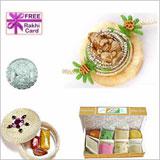 Send Mini Assorted Sweets Rakhi Coin Combo to Usa