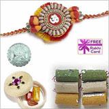 Send Assorted Rolls Rakhi Coin Combo to Usa