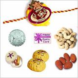 Send Kesar Peda Dryfruit Rakhi Combo to Usa