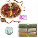 Send Rakhi Thali Assorted Rolls Hamper- Small to Usa
