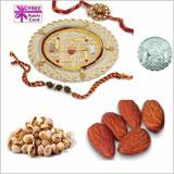 Send Mini Assorted Dryfruits Thali Hamper to Usa