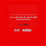 Send Mainland China Food Voucher Rs. 4,000/- to India