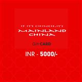Mainland China Food Voucher Rs.5000