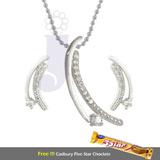 CZ Lovely Pendant Set