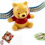 Send Exclusive Pooh Rakhi to Usa