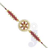 Send Red Beads Pearl Rakhi to Usa