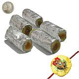 Kaju Roll for Brother With Rakhi