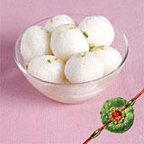Rasgulla With Rakhi