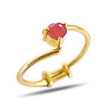 Send Fair n Fine-Ruby Ring to all destinations in India