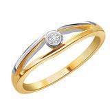 Send Classic Dual-Plated Diamond Ring to India