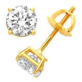 Send Dazzling Diamond Earrings to India