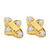 Send Dapper Dame Diamond Earrings to India