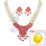 Send  Aarzoo Pearl Pendant Set  to all destinations in India