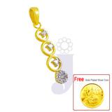 Send Bedazzling Diamond Pendant  to all destinations in India