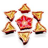 Send Triangular Diyas to all destinations in India