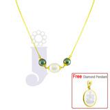 Send Gray Pearl Gold Chain to all destinations in India