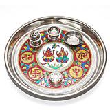 Send Minakari Puja Thali to India