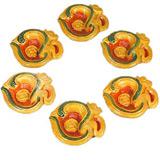 Send Aum Diyas - 6 Pcs. to all destinations in India