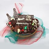 Send Season Greetings Cane Hamper to Mumbai