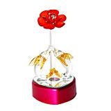 Send Crystal Red Flower with Dolphin stand to all destinations in India