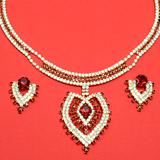 Send Dazzling Stone Necklace to India