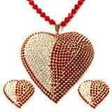 Send Heart shaped City Gold Ornament to all destinations in India