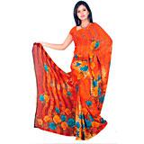 Send Bright Orange Siffon to India