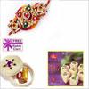 One Rakhi with 250 Gms. Haldirams Soan Papri 