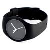 Lexon Black Rubber Watch
