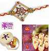 Rakhi with Soan Papadi 500 Grams 
