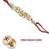 Swastik Rakhi with American Diamonds 