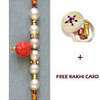 Red Pearl Rakhi 