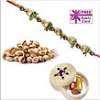 Ethnic Rakhi with 50 grams Pistachios