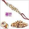 Jewelled Rakhi with 50 grams Pistachios