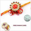 Zardosi Om Rakhi 