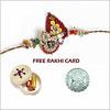 Jewelled Lord Krishna Rakhi 