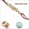 Jewelled Swastik Rakhi 